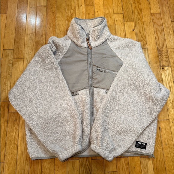 BDG Jackets & Blazers - BDG Cream Sherpa Jacket #626
